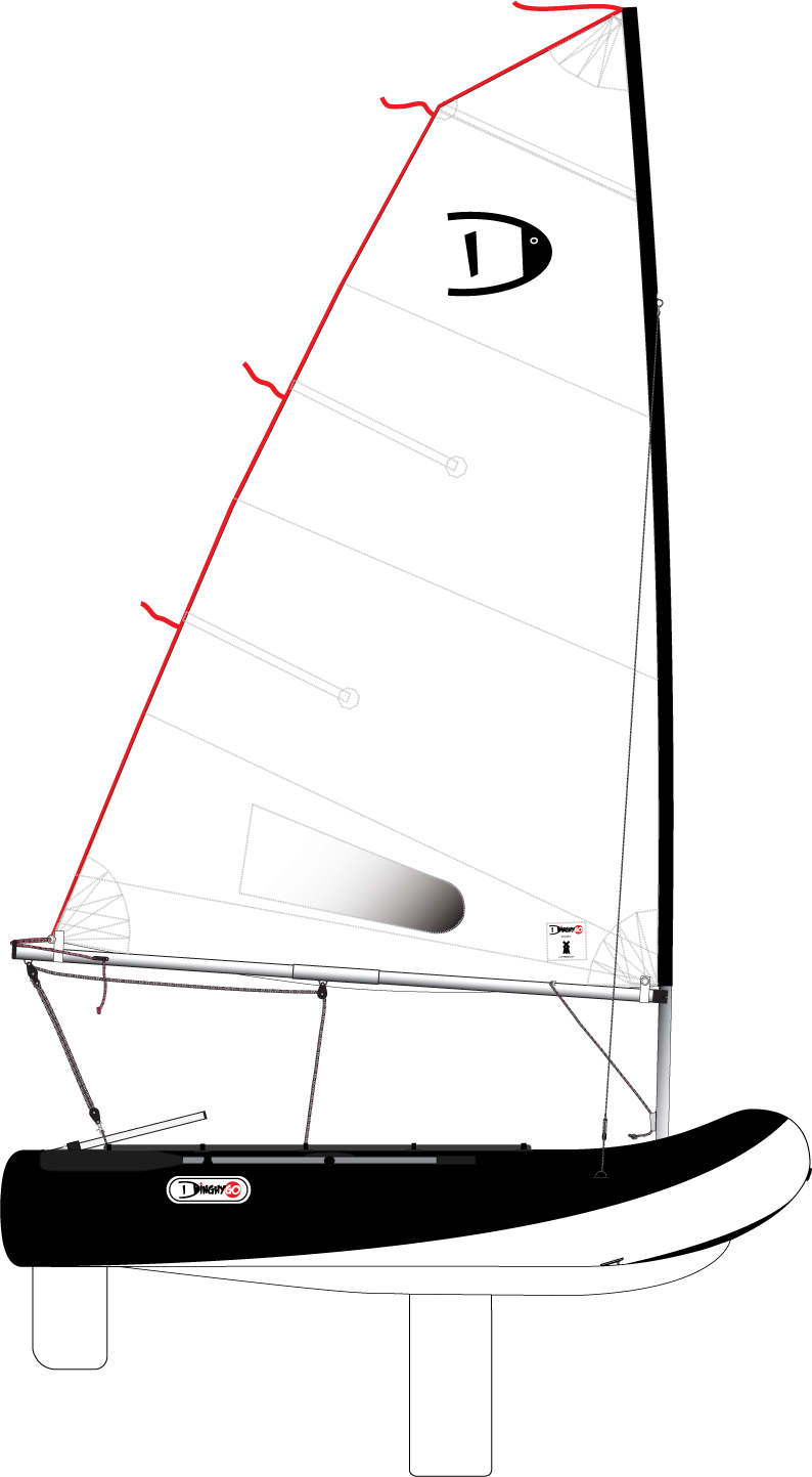 DinghyGo Orca 280 zijaanzicht